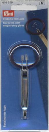 PRYM---PINZETTA-RICAMO/CUCITO-CON-LENTE-DI-INGRANDIMENTO