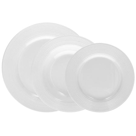 TOGNANA Servizio piatti 18 pezzi Circles Bianco