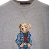 Polo Ralph Lauren Felpa Uomo Polo Bear Senza Cappuccio Felpa Orsetto Girocollo Tinta Unita