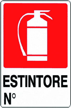 PUBBLICENTRO---CARTELLO-ESTINTORE-N°-300X200mm-IN-PVC