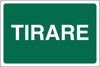 PUBBLICENTRO---CARTELLO-TIRARE-300X200mm-IN-ALLUMINIO