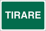 PUBBLICENTRO---CARTELLO-TIRARE-300X200mm-IN-ALLUMINIO