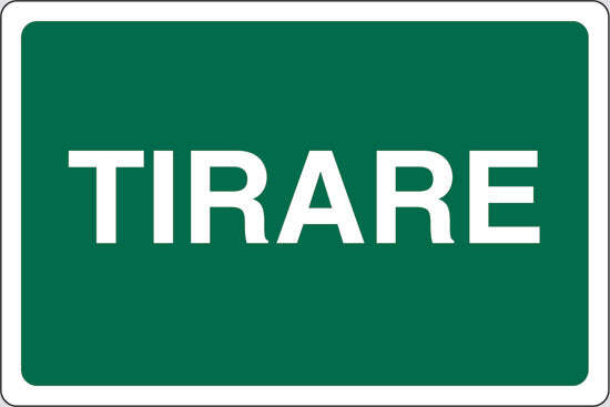 PUBBLICENTRO---CARTELLO-TIRARE-300X200mm-IN-ALLUMINIO