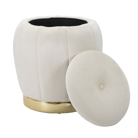 Puff da bar "Paris" in poliestere con contenitore per interni