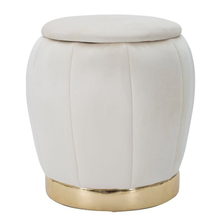 Puff da bar "Paris" in poliestere con contenitore per interni