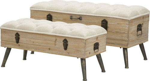 Puff/Contenitore-Tirana-Coppia-Cm-102X43,5X49,5---82X36X37