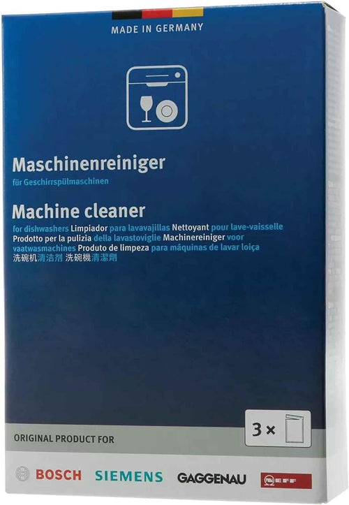Pulitore detergente sgrassante in busta per lavastoviglie 45gr. Bosch Siemens Neff Gaggenau NEW 00312193