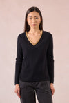 Pullover lavorato in maglia