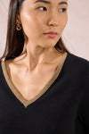Pullover lavorato in maglia