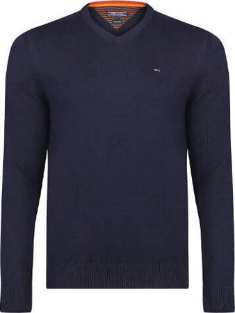 Pullover Uomo Tommy Hilfiger Tinta Unita Diversi Colori Maglione Uomo Casual Scollo v In Cotone Con Logo Fondo E Polsini a Coste Pullover Vestibilità Regolare Moda/Uomo/Abbigliamento/Maglioni e cardigan/Maglioni Euforia - Bronte, Commerciovirtuoso.it