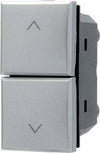 Pulsante-Doppio-Saliscendi-1p+1p-Silver-Compatibile-Con-Bticino-Axolute