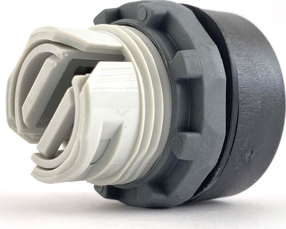 Pulsante-non-luminoso,-nero,-instabile,-a-filo-(ghiera-plastica-nera)-ABB