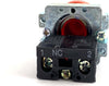 Pulsante-rasato-rosso-IP67-con-supporto-Aleyay