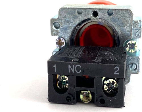 Pulsante-rasato-rosso-IP67-con-supporto-Aleyay