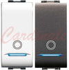 PULSANTE UNIPOLARE ILLUMINABILE MYLIFE 16Ax 250V Interruttori Placche
