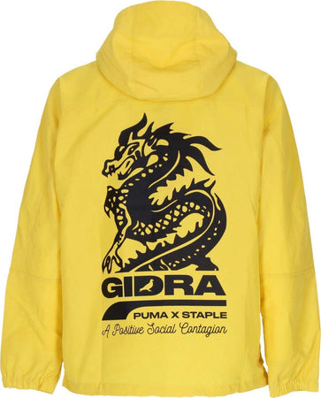 PUMA-Giacca-a-Vento-Infilabile-Uomo-Anorak-Jacket-X-Staple-Sun-Ray-Yellow-da-uomo