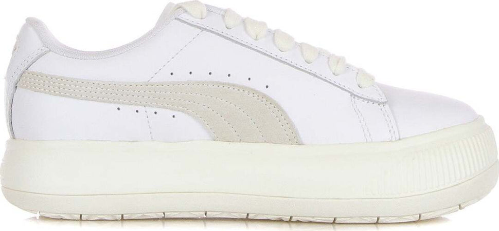 PUMA-Scarpa-Bassa-Donna-Suede-Mayu'-Leather-White/marshmallow-da-donna