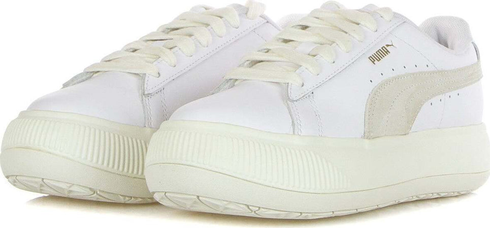PUMA-Scarpa-Bassa-Donna-Suede-Mayu'-Leather-White/marshmallow-da-donna
