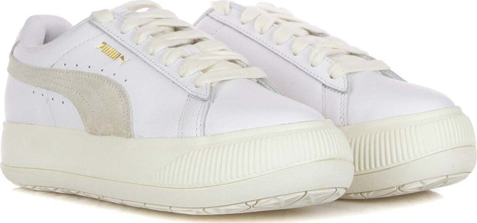 PUMA-Scarpa-Bassa-Donna-Suede-Mayu'-Leather-White/marshmallow-da-donna