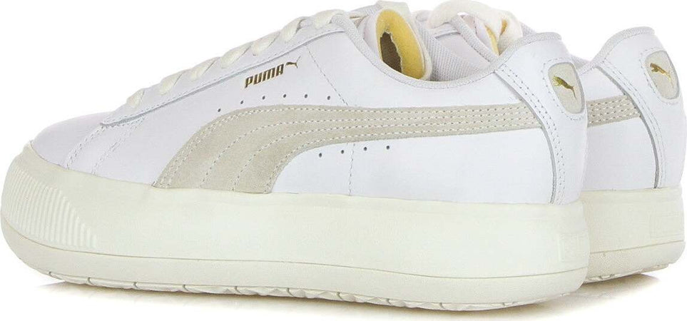 PUMA-Scarpa-Bassa-Donna-Suede-Mayu'-Leather-White/marshmallow-da-donna