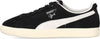 PUMA-Scarpa-Bassa-Uomo-Clyde-Hairy-Suede-Black/frosted-Ivory-da-uomo