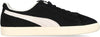 PUMA-Scarpa-Bassa-Uomo-Clyde-Hairy-Suede-Black/frosted-Ivory-da-uomo