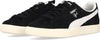 PUMA-Scarpa-Bassa-Uomo-Clyde-Hairy-Suede-Black/frosted-Ivory-da-uomo