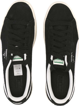 PUMA-Scarpa-Bassa-Uomo-Clyde-Hairy-Suede-Black/frosted-Ivory-da-uomo