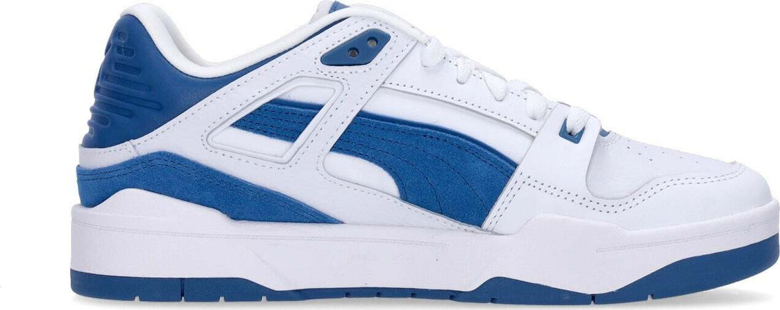 PUMA-Scarpa-Bassa-Uomo-Slipstream-Invdr-Suede-Fs-White/lake-Blue-da-uomo