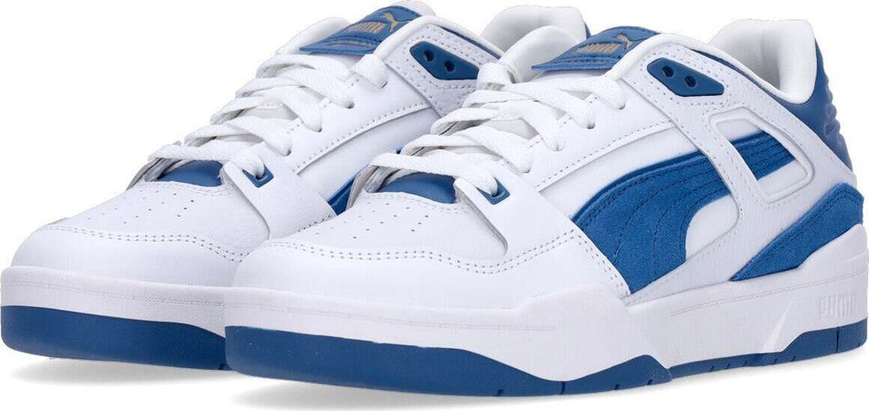 PUMA-Scarpa-Bassa-Uomo-Slipstream-Invdr-Suede-Fs-White/lake-Blue-da-uomo
