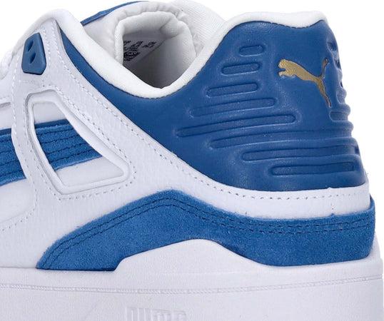 PUMA-Scarpa-Bassa-Uomo-Slipstream-Invdr-Suede-Fs-White/lake-Blue-da-uomo
