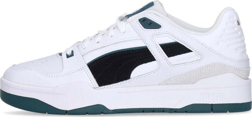 PUMA-Scarpa-Bassa-Uomo-Slipstream-Suede-Fs-White/black/varsity-Green-da-uomo