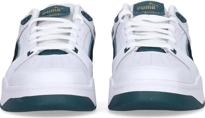 PUMA-Scarpa-Bassa-Uomo-Slipstream-Suede-Fs-White/black/varsity-Green-da-uomo
