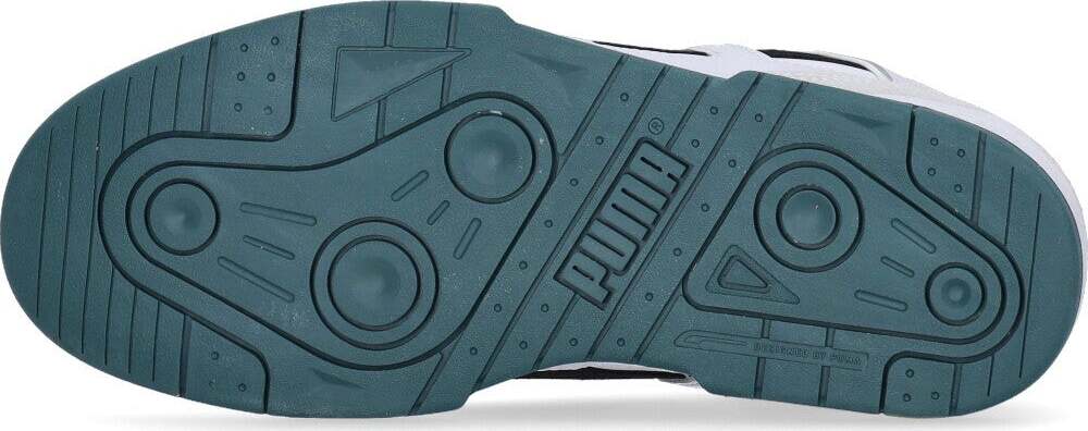 PUMA-Scarpa-Bassa-Uomo-Slipstream-Suede-Fs-White/black/varsity-Green-da-uomo