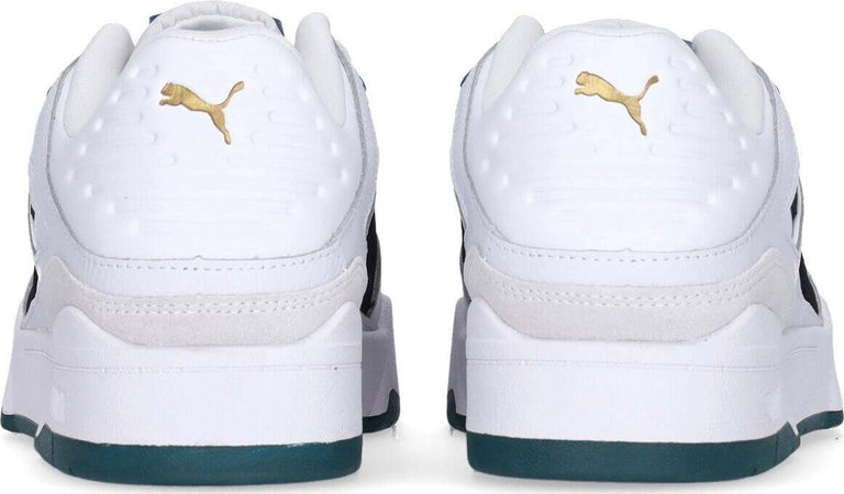 PUMA-Scarpa-Bassa-Uomo-Slipstream-Suede-Fs-White/black/varsity-Green-da-uomo