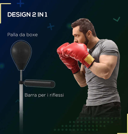 Punching-Ball-con-Barra-Girevole-per-Adulti-e-Altezza-Regolabile-1.6-2m,-Nero-TY5A91-308V00BKTY5