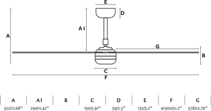 PUNT M Ventilatore da soffitto nero con motore DC Fai da te/Prodotti per la costruzione/Riscaldamento e raffreddamento/Sistemi mobili di climatizzazione/Ventilatori/Ventilatori da soffitto Led Mall Home - Napoli, Commerciovirtuoso.it