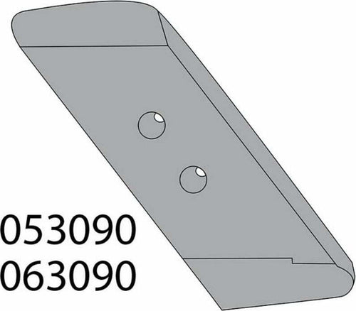 Punta reversibile adattabile Kverneland 063090 sx spessore 15mm