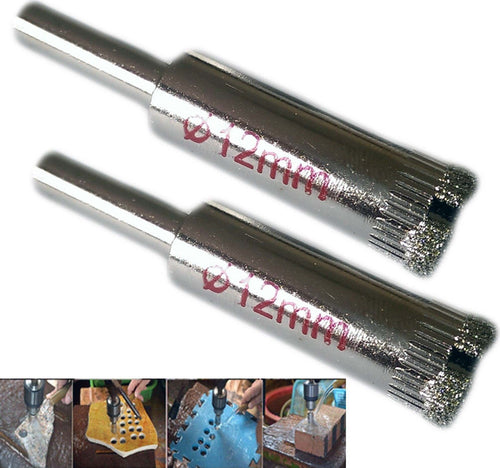 PUNTA TRAPANO DIAMANTATA PER PIASTRELLE PORCELLANA VETRO CERAMICA MARMO ø 12mm Fai da te/Utensili elettrici e a mano/Accessori per utensili elettrici/Punte per trapani/Punte scanalate Trade Shop italia - Napoli, Commerciovirtuoso.it