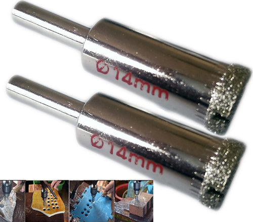 PUNTA TRAPANO DIAMANTATA PER PIASTRELLE PORCELLANA VETRO CERAMICA MARMO ø 14mm Fai da te/Utensili elettrici e a mano/Accessori per utensili elettrici/Punte per trapani/Punte scanalate Trade Shop italia - Napoli, Commerciovirtuoso.it