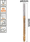 Punta Trapano Elicoidale Ø4mm X 60mm In Titanio Hss 4241 Per Metallo Legno 57148 Fai da te/Utensili elettrici e a mano/Accessori per utensili elettrici/Set punte per trapani Trade Shop italia - Napoli, Commerciovirtuoso.it