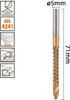 Punta Trapano Elicoidale Ø5mm X 71mm In Titanio Hss 4241 Per Metallo Legno 57149 Fai da te/Utensili elettrici e a mano/Accessori per utensili elettrici/Set punte per trapani Trade Shop italia - Napoli, Commerciovirtuoso.it