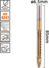 Punta Trapano Elicoidale Ø6.5mmx85mm In Titanio Hss 4241 Per Metallo Legno 57151 Fai da te/Utensili elettrici e a mano/Accessori per utensili elettrici/Set punte per trapani Trade Shop italia - Napoli, Commerciovirtuoso.it