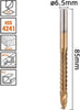 Punta Trapano Elicoidale Ø6.5mmx85mm In Titanio Hss 4241 Per Metallo Legno 57151 Fai da te/Utensili elettrici e a mano/Accessori per utensili elettrici/Set punte per trapani Trade Shop italia - Napoli, Commerciovirtuoso.it