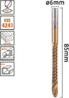 Punta Trapano Elicoidale Ø6mm X 85mm In Titanio Hss 4241 Per Metallo Legno 57150 Fai da te/Utensili elettrici e a mano/Accessori per utensili elettrici/Set punte per trapani Trade Shop italia - Napoli, Commerciovirtuoso.it