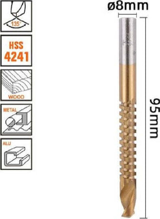 Punta-Trapano-Elicoidale-ø8mm-X-95mm-In-Titanio-Hss-4241-Per-Metallo-Legno-57152