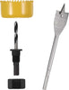 PUNTA TRAPANO PER FORO SET 3 PEZZI FRESE FRESA A TAZZA CIRCOLARE LEGNO PLASTICA Fai da te/Utensili elettrici e a mano/Accessori per utensili elettrici/Seghe a tazza Trade Shop italia - Napoli, Commerciovirtuoso.it