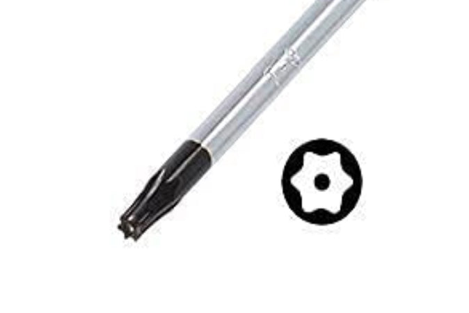 PROMAX - CACCIAVITE "GS" CON PUNTA TORX T10x80MM - MANICO ROSSO ERGONOMICO