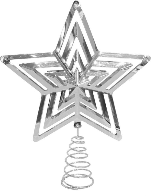 Puntale-a-stella-Argento-per-albero-di-natale-in-metallo-traforato-h-24-cm