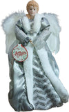Puntale per albero di natale angelo h 45 cm decorazione natalizia ali piumate Casa e cucina/Decorazioni per interni/Addobbi e decorazioni per ricorrenze/Decorazioni natalizie/Punte albero di Natale MagiediNatale.it - Altamura, Commerciovirtuoso.it